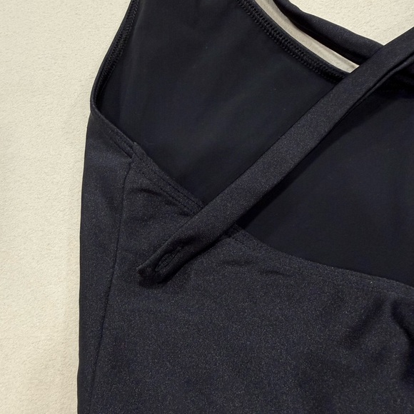 Gucci Black One-Piece Swimsuit with Neon Green Logo and Red-Green Stripe - Picture 7 of 11